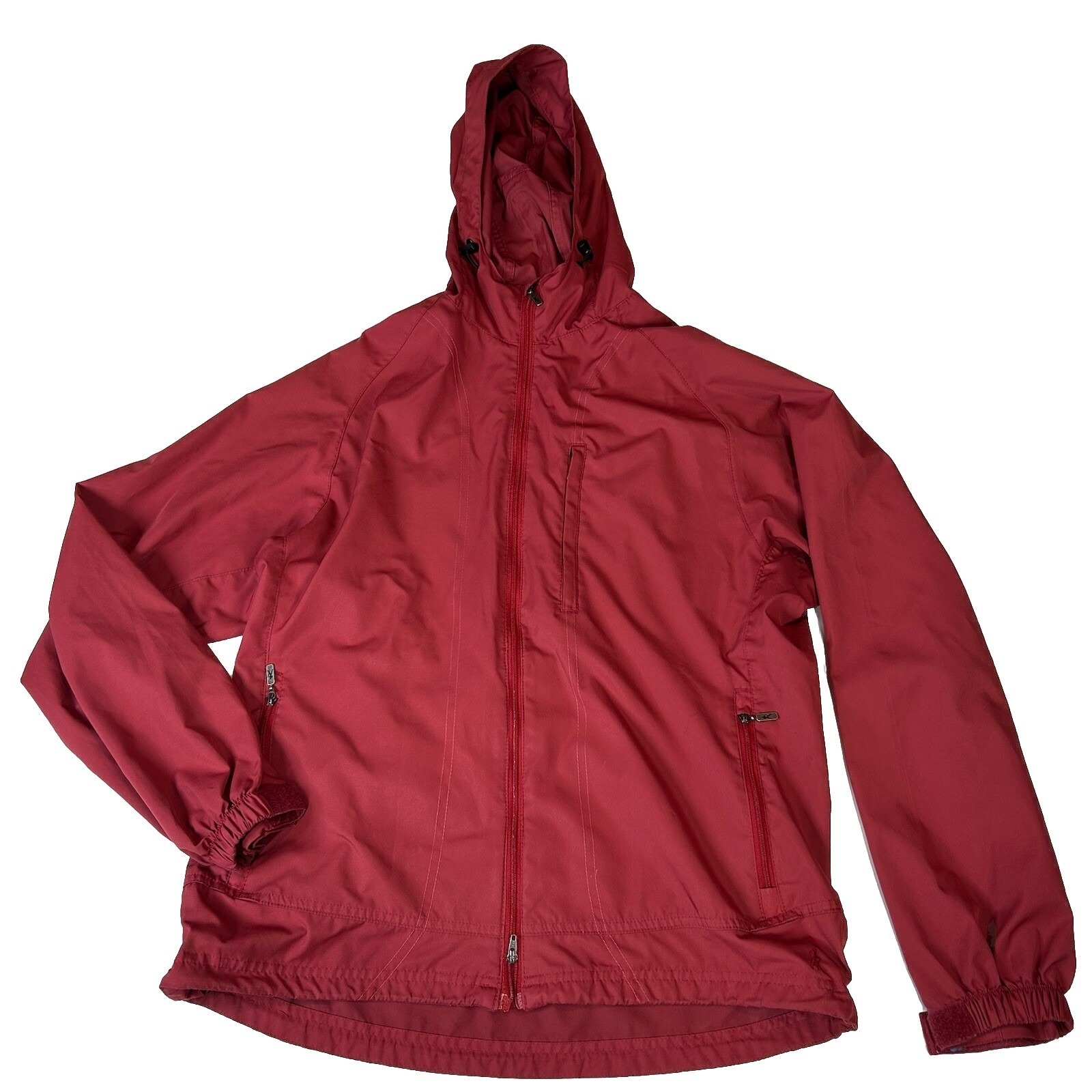 Royal Robbin's Jacket Mens Small Winderbreaker Full Zip Red Outdoor Hiking